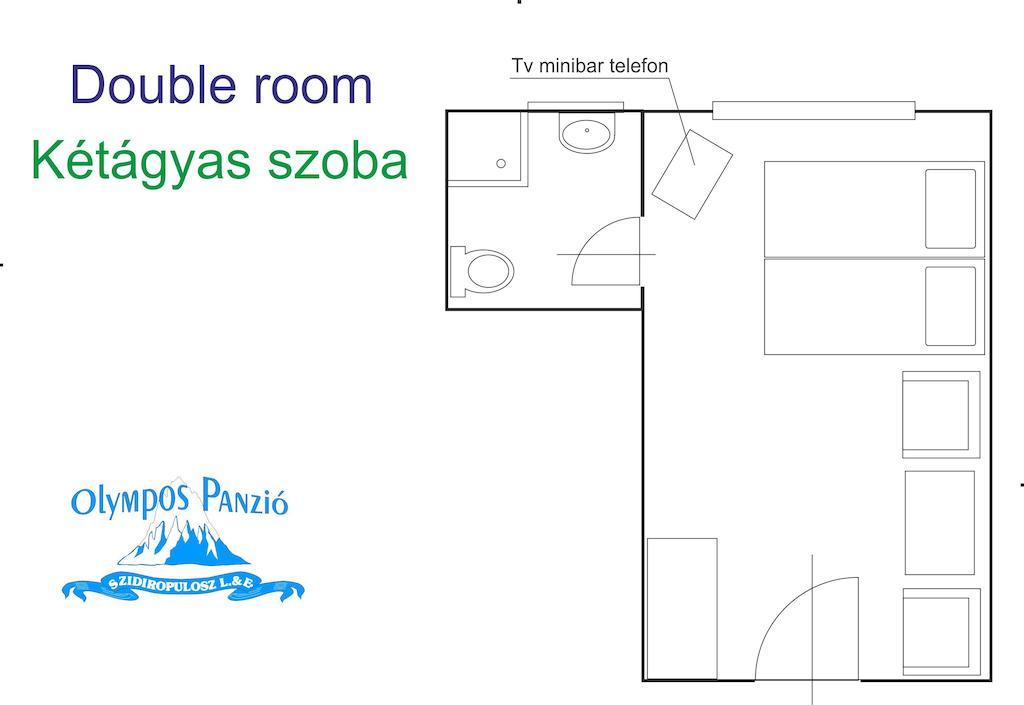 Olympos Panzio Hotel Budaors Room photo